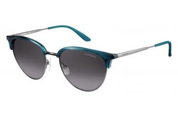 Image of Carrera 117/S Sunglasses CA117S-0RI6-IC-5218 - Dark Rust Teal Frame, Gray Mirror Shaded Silver Lenses, Lens Diameter 52mm, Distance Between Lenses 18mm