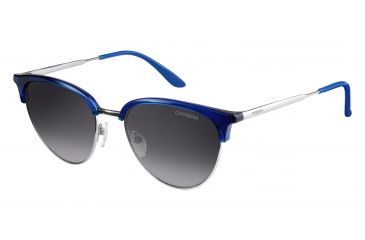 Image of Carrera 117/S Sunglasses CA117S-0RHZ-9C-5218 - Palladium Violet Frame, Dark Gray Gradient Lenses, Lens Diameter 52mm, Distance Between Lenses 18mm