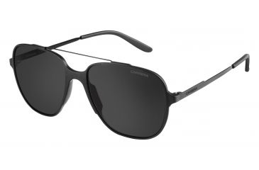 Image of Carrera 119/S Single Vision Prescription Sunglasses CA119S-0GTN-P9-5518 - Frame Color Matte Black, Lens Diameter 55 mm