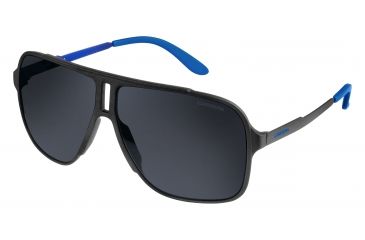 Image of Carrera 122/S Single Vision Prescription Sunglasses CA122S-0GUY-IR-6111 - Lens Diameter 61 mm, Frame Color Black Shiny Matte
