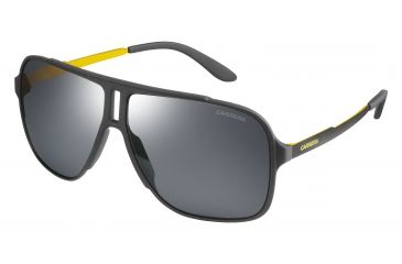 Image of Carrera 122/S Single Vision Prescription Sunglasses CA122S-0VOV-T4-6111 - Lens Diameter 61 mm, Frame Color Gray