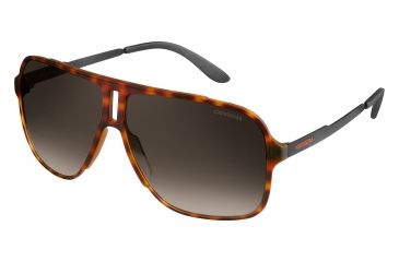Image of Carrera 122/S Single Vision Prescription Sunglasses CA122S-0L2L-HA-6111 - Lens Diameter 61 mm, Frame Color Havana Black