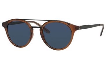 Image of Carrera 123/S Progressive Prescription Sunglasses CA123S-0VZX-KU-4921 - Lens Diameter 49 mm, Frame Color Light Brown Black