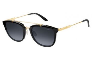 Image of Carrera 127/S Bifocal Prescription Sunglasses CA127S-06UB-HD-5121 - Frame Color Shiny Black-Gold, Lens Diameter 51 mm