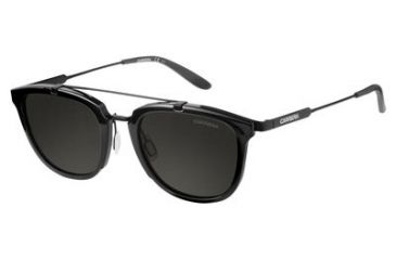 Image of Carrera 127/S Bifocal Prescription Sunglasses CA127S-0GVB-IR-5121 - Frame Color Shiny Black Matte Black, Lens Diameter 51 mm