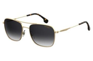 Image of Carrera 130/S Sunglasses CA130S-0AOZ-9O-5819 - Semi Matte Gold Frame, Dark Gray Gradient Lenses, Lens Diameter 58mm, Distance Between Lenses 19mm