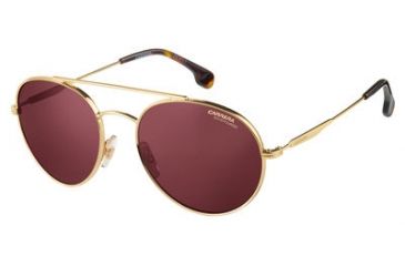 Image of Carrera 131/S Single Vision Prescription Sunglasses CA131S-006J-W6-5619 - Frame Color Gold Havana, Lens Diameter 56 mm