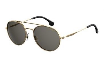 Image of Carrera 131/S Single Vision Prescription Sunglasses CA131S-0J5G-IR-5619 - Frame Color Gold, Lens Diameter 56 mm