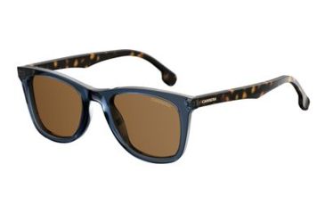 Image of Carrera 134/S Progressive Prescription Sunglasses CA134S-0IPR-70-5122 - Frame Color Havana/Blue, Lens Diameter 51 mm