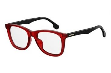 Image of Carrera 135/V Eyeglass Frames CA135V-0LGD-5219 - Burgundy-Black Frame, Lens Diameter 52mm, Distance Between Lenses 19mm