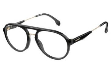 Image of Carrera 137/V Bifocal Prescription Eyeglasses CA137V-02M2-5319 - Black/Gold Frame, Lens Diameter 53mm, Distance Between Lenses 19mm