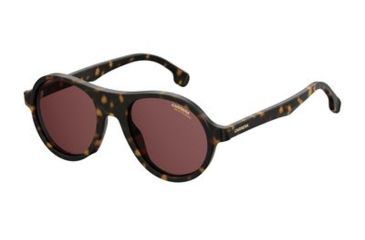 Image of Carrera 142/S Single Vision Prescription Sunglasses CA142S-0086-W6-5020 - Frame Color Dark Havana, Lens Diameter 50 mm