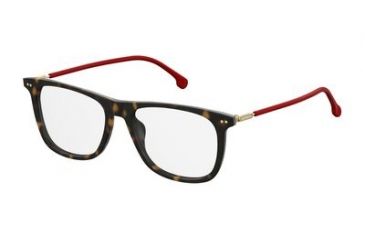 Image of Carrera 144/V Eyeglass Frames CA144V-02IK-5217 - Havana Gold Frame, Lens Diameter 52mm, Distance Between Lenses 17mm