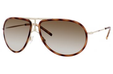 Image of Carrera 15/S Sunglasses CA15S-0XDX-CC-6314 - Gold / Dark Havana Frame, Brown Gradient Lenses, Lens Diameter 63mm, Distance Between Lenses 14mm
