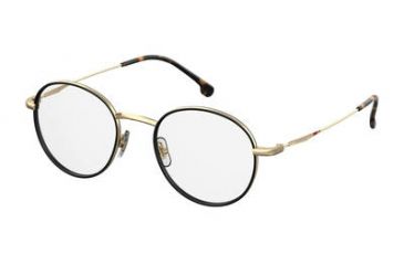 Image of Carrera 157/V Bifocal Prescription Eyeglasses CA157V-0RHL-4820 - Gold / Black Frame, Lens Diameter 48mm, Distance Between Lenses 20mm