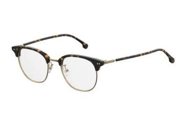 Image of Carrera 161/V/F Eyeglass Frames CA161VF-02IK-4920 - Havana Gold Frame, Lens Diameter 49mm, Distance Between Lenses 20mm
