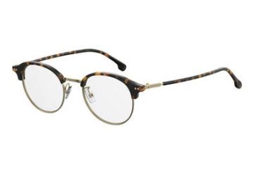 Image of Carrera 162/V/F Eyeglass Frames CA162VF-02IK-4820 - Havana Gold Frame, Lens Diameter 48mm, Distance Between Lenses 20mm
