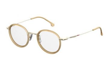 Image of Carrera 163/V/F Eyeglass Frames CA163VF-0FT4-4722 - Crystal Honey Gold Frame, Lens Diameter 47mm, Distance Between Lenses 22mm