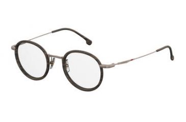 Image of Carrera 163/V/F Eyeglass Frames CA163VF-0GMV-4722 - Bw Horn Kkmn Frame, Lens Diameter 47mm, Distance Between Lenses 22mm