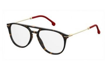 Image of Carrera 168/V Eyeglass Frames CA168V-0086-5317 - Dark Havana Frame, Lens Diameter 53mm, Distance Between Lenses 17mm