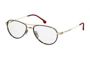 Image of Carrera 169/V Eyeglass Frames CA169V-006J-5418 - Gold Havana Frame, Lens Diameter 54mm, Distance Between Lenses 18mm