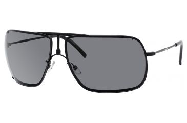 Image of Carrera 17/S Sunglasses CA17S-0003-AH-6712 - Matte Black Frame, Gray Polarized Lenses, Lens Diameter 67mm, Distance Between Lenses 12mm