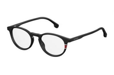Image of Carrera 170/V Prescription Eyeglasses CA170V-0807-4919 - Black Frame, Lens Diameter 49mm, Distance Between Lenses 19mm