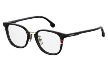Image of Carrera 178/F Eyeglass Frames CA178F-0807-5020 - Black Frame, Lens Diameter 50mm, Distance Between Lenses 20mm