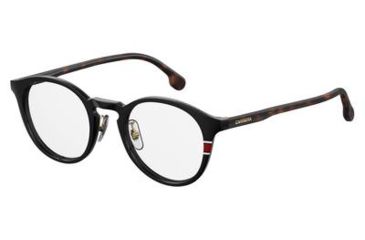 Image of Carrera 179/F Prescription Eyeglasses CA179F-0807-4922 - Black Frame, Lens Diameter 49mm, Distance Between Lenses 22mm