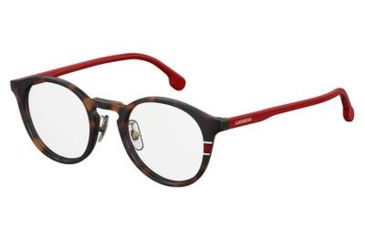Image of Carrera 179/F Prescription Eyeglasses CA179F-0O63-4922 - Havana Red Frame, Lens Diameter 49mm, Distance Between Lenses 22mm