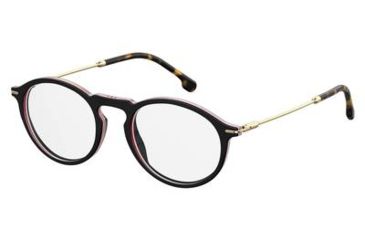Image of Carrera 193 Progressive Prescription Eyeglasses CA193-0WR7-5020 - Black / Havana Frame, Lens Diameter 50mm, Distance Between Lenses 20mm