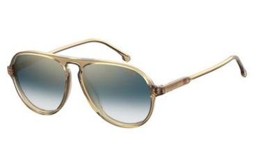 Image of Carrera 198/S Sunglasses CA198S-040G-1V-5714 - Yellow Frame, Blsf Gdsp Lenses, Lens Diameter 57mm, Distance Between Lenses 14mm