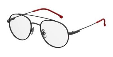 Image of Carrera 2000T/V Eyeglass Frames CA2000TV-0003-4918 - Matte Black Frame, Lens Diameter 49mm, Distance Between Lenses 18mm