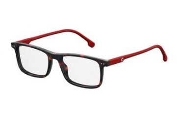Image of Carrera 2001T/V Eyeglass Frames CA2001TV-0086-4816 - Dark Havana Frame, Lens Diameter 48mm, Distance Between Lenses 16mm