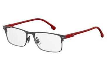 Image of Carrera 2007T Eyeglass Frames CA2007T-0R80-5116 - Semi Matte Dark Ruthenium Frame, Lens Diameter 51mm, Distance Between Lenses 16mm