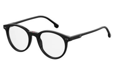Image of Carrera 2008T Eyeglass Frames CA2008T-0807-4619 - Black Frame, Lens Diameter 46mm, Distance Between Lenses 19mm