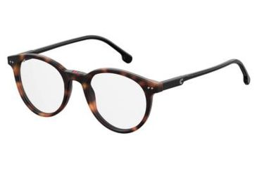 Image of Carrera 2008T Eyeglass Frames CA2008T-0SX7-4619 - Light Havana Frame, Lens Diameter 46mm, Distance Between Lenses 19mm