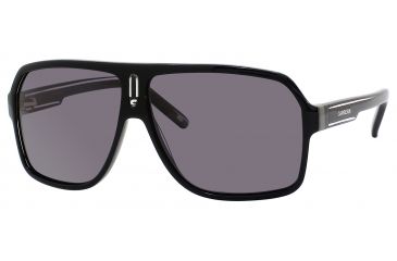 Image of Carrera 27/S Progressive Prescription Sunglasses CA27S-0XAX-M9-6210 - Lens Diameter 62 mm, Frame Color Black Crystal Gray
