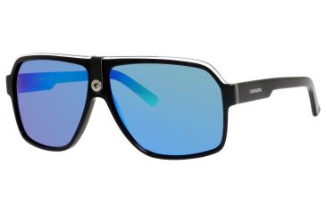 Image of Carrera 33/S Progressive Prescription Sunglasses CA33S-08V6-Z0-6211 - Lens Diameter 62 mm, Frame Color Black Crystal Gray