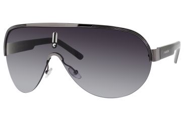 Image of Carrera 35/S Sunglasses CA35S-0950-PT-9901 - Dark Ruthenium Frame, Gray Gradient Lenses, Lens Diameter 99mm, Distance Between Lenses 1mm