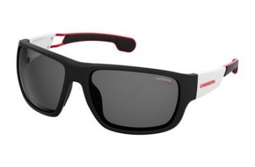 Image of Carrera 4006/S Bifocal Prescription Sunglasses CA4006S-04NL-IR-6317 - Lens Diameter 63 mm, Frame Color Matte Black/White