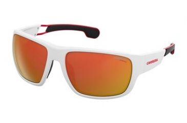 Image of Carrera 4006/S Bifocal Prescription Sunglasses CA4006S-06HT-UZ-6317 - Lens Diameter 63 mm, Frame Color Matte White