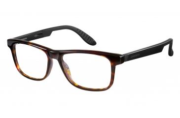 Image of Carrera 4401 Single Vision Prescription Eyeglasses CA4401-0TRD-5316 - Dark Havana / Black Frame, Lens Diameter 53mm, Distance Between Lenses 16mm