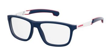 Image of Carrera 4404/V Single Vision Prescription Eyeglasses CA4404-0RCT-5616 - Matte Blue Frame, Lens Diameter 56mm, Distance Between Lenses 16mm