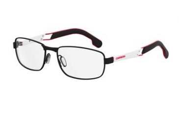 Image of Carrera 4405/V Eyeglass Frames CA4405-04NL-5617 - Matte Black/White Frame, Lens Diameter 56mm, Distance Between Lenses 17mm