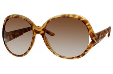 Image of Carrera 45/S Sunglasses CA45S-08ZM-81-5916 - Blonde Havana Frame, Brown Gray Gradient Lenses, Lens Diameter 59mm, Distance Between Lenses 16mm