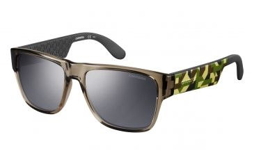 Image of Carrera 5002/S Bifocal Prescription Sunglasses CA5002S-06YN-T4-5517 - Lens Diameter 55 mm, Frame Color Gray Camel Sand