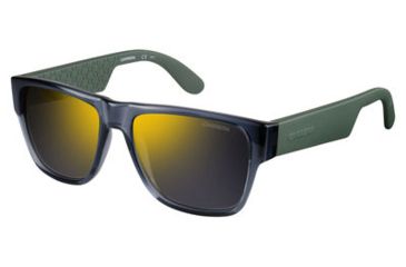 Image of Carrera 5002/S Bifocal Prescription Sunglasses CA5002S-0HZX-QU-5517 - Lens Diameter 55 mm, Frame Color Gray Light Green