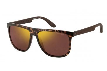 Image of Carrera 5003/S Sunglasses CA5003S-0DDM-1L-5816 - Havana Frame, Dark Brown Flash Gold Lenses, Lens Diameter 58mm, Distance Between Lenses 16mm