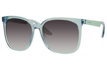 Image of Carrera 5004/S Sunglasses CA5004S-0D84-JS-5718 - Transparent Green Frame, Gray Gradient Lenses, Lens Diameter 57mm, Distance Between Lenses 18mm